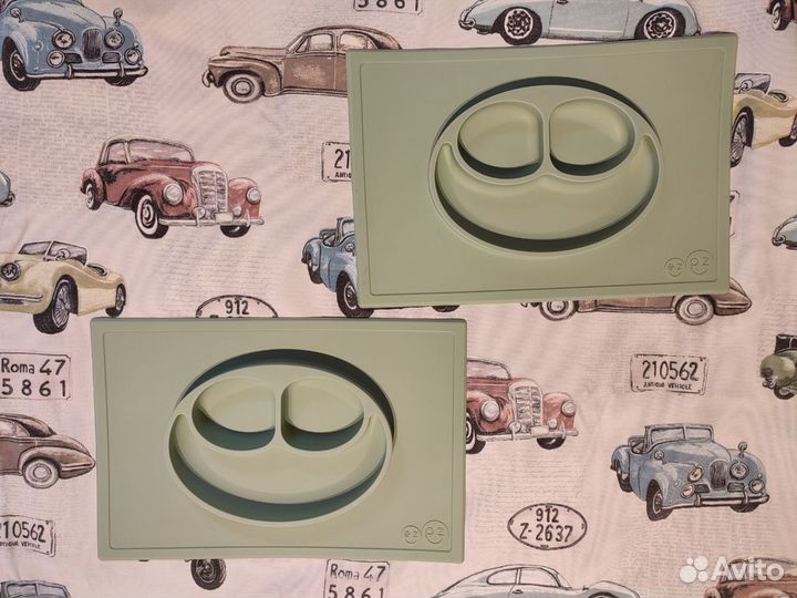 Тарелка детская силиконовая - плейсмат, ezpz