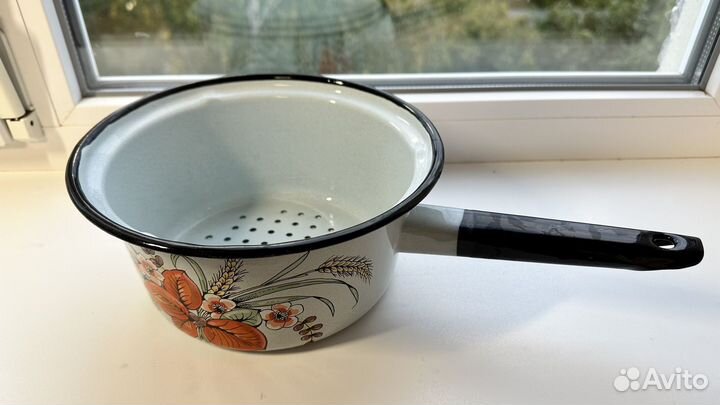 Дуршлаг эмалированный СССР