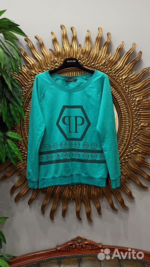 Толстовка бомбер Philipp Plein хлопок коттон