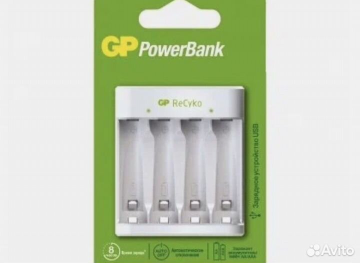 GP Е411 зарядное устройство на 4 акуумулятора