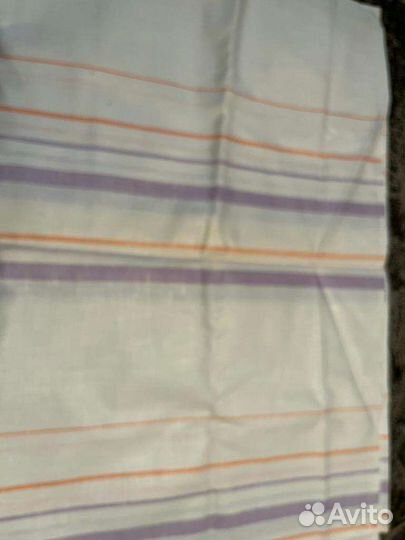 Ткань хлопок и простыни льняные СССР
