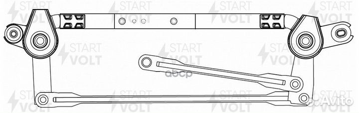 Трапеция стеклооч. для а/м Hyundai Solaris II