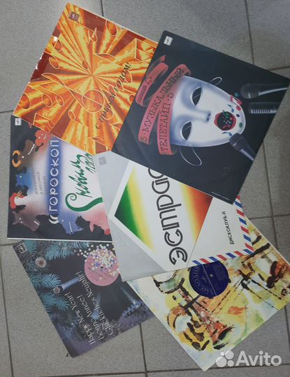 Виниловые грампластинки Советская эстрада