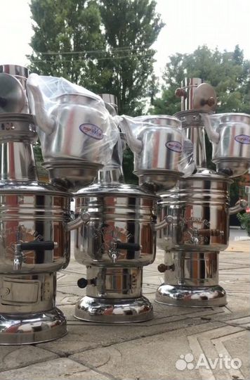 Самовар с чайником 4л