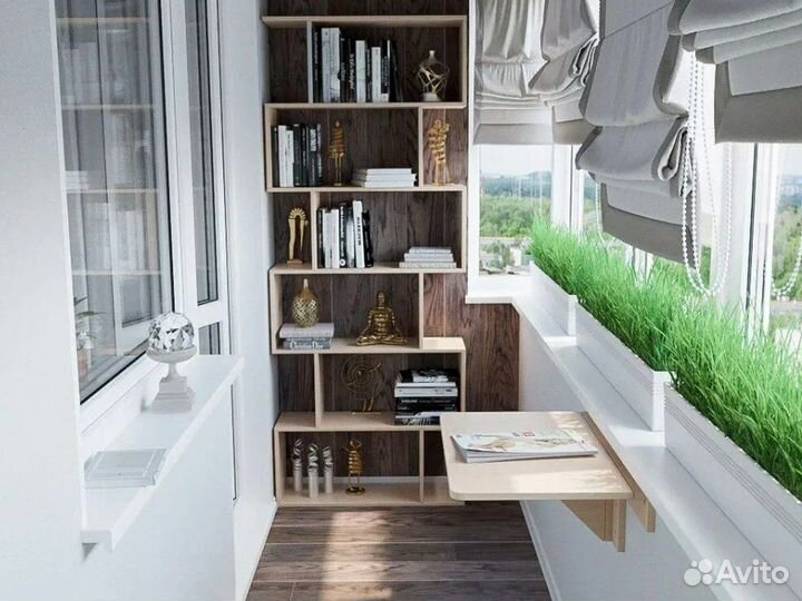 Шкаф на балкон на заказ по вашим размерам