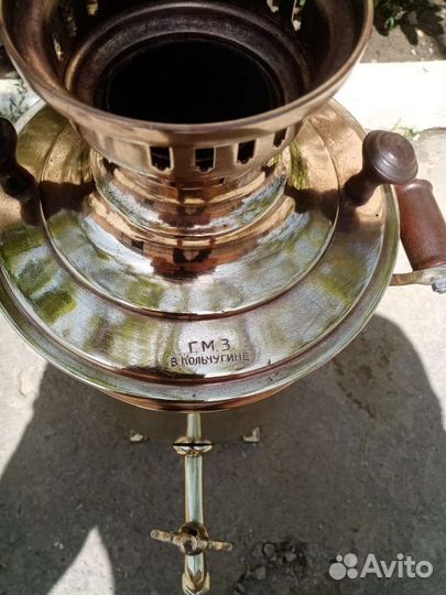 Самовар на дровах старинный