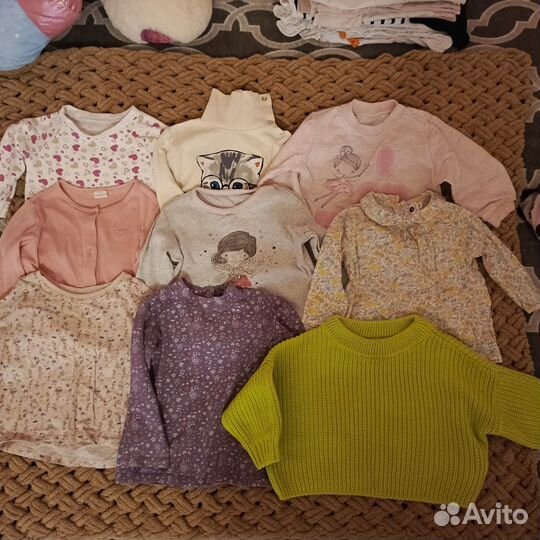 Вещи пакетом для девочки 74 80