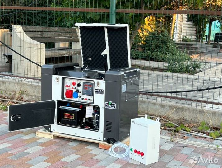 Дизельный генератор 10 кВт G-power трехфазный