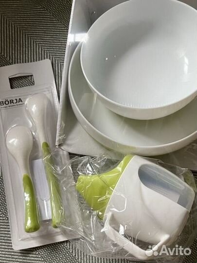 Набор детской посуды IKEA