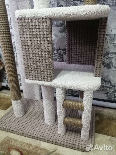 Когтеточка домик для кошки новый