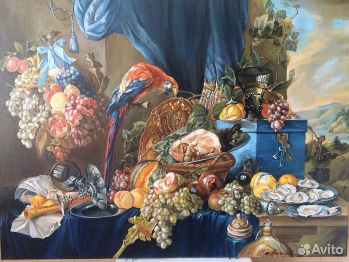 Превосходный портрет маслом, на холсте