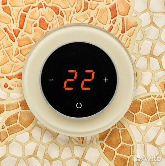 Термостат Ronda DeLumo дизайн стекло, теплый пол