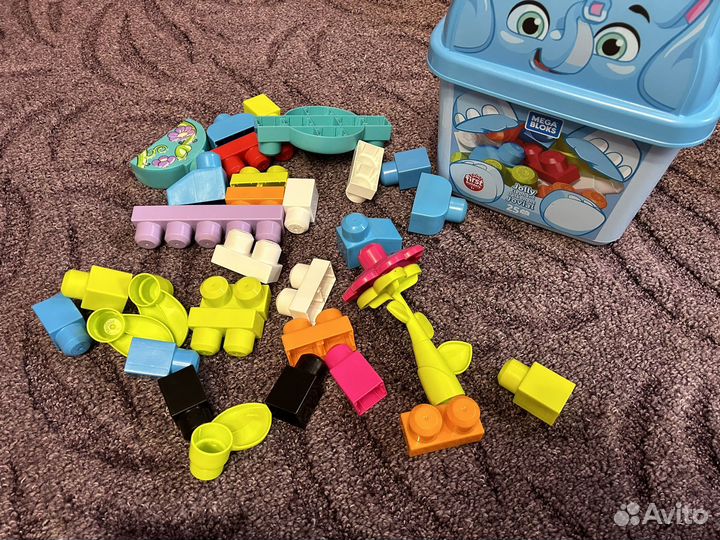 Lego duplo, пиццерия и mega blocks