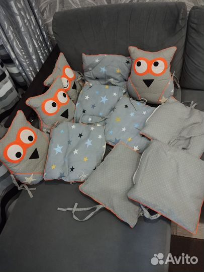 Бортики в кроватку