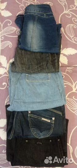 Джинсы (набор 4шт.+юбка+сарафан)