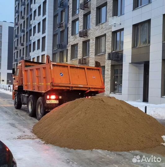 Песок щебень