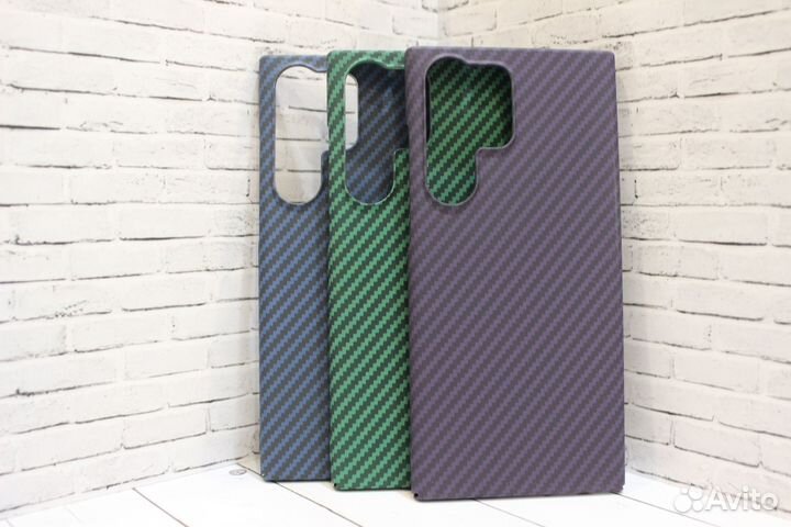 Чехол под карбон на Samsung Galaxy S23 Ultra