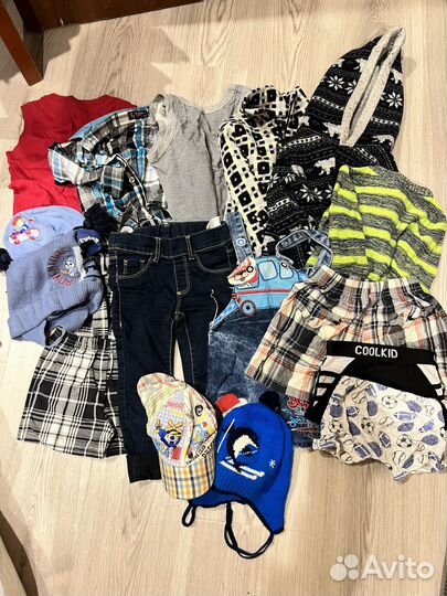 Детские вещи пакетом на мальчика 86 92