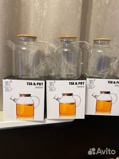 Чайник стеклянный 1.8л