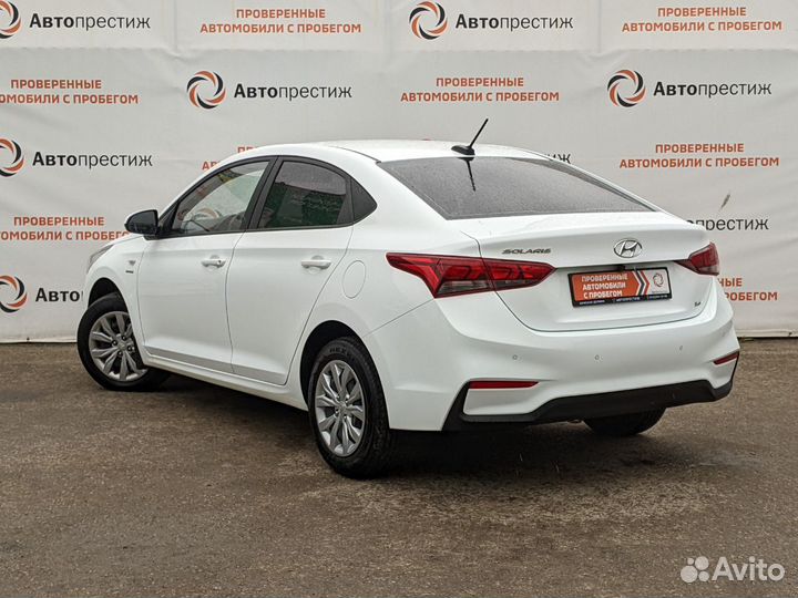 Hyundai Solaris 1.6 МТ, 2019, 96 000 км