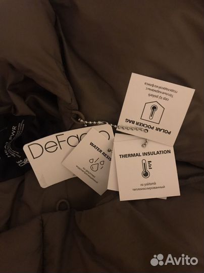 Defacto пуховик ореховый новый