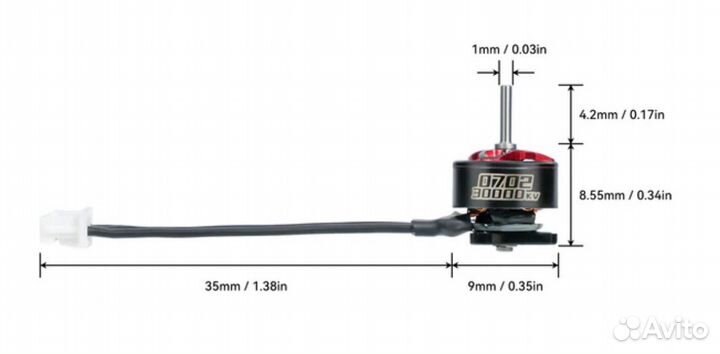 4 мотора 0702 30000 kv