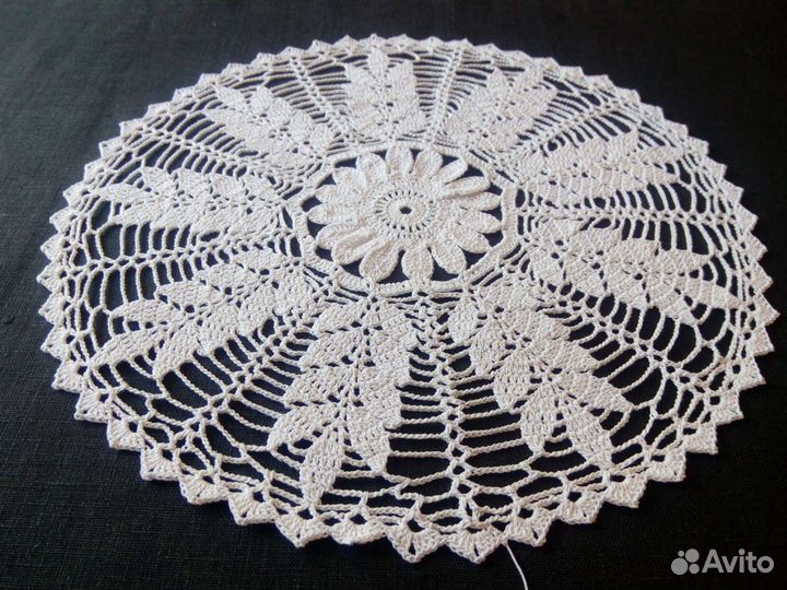 Салфетка крючком