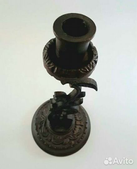Подсвечник из металла старинный СССР отл.состояние