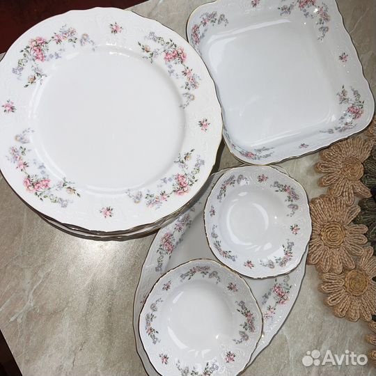 Чешская посуда фарфор Бернадотт