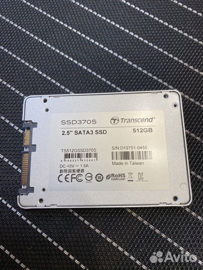 Жесткий диск 2,5“ Transcend SSD370s 512GB