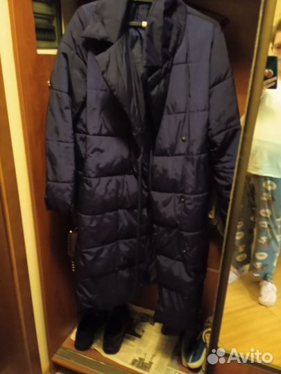 Пальто пуховик женский