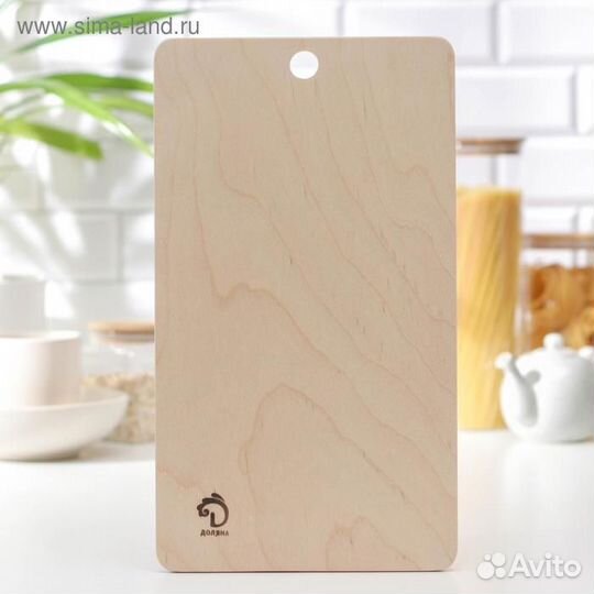 Доска разделочная деревянная Доляна, 37,521 см