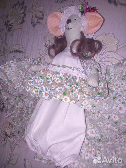 Пакетница, текстильная Тильда