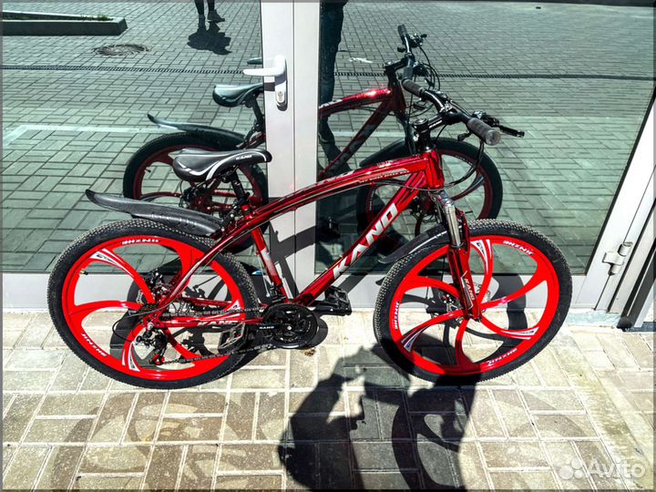 Ведосипед на литых дисках