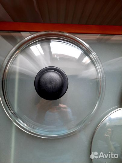 Крышки для сковородки стекло 22/25/26 Tefal Pyrex
