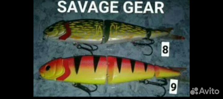 Рыбалка. Воблеры savage gear, deps realiser и др