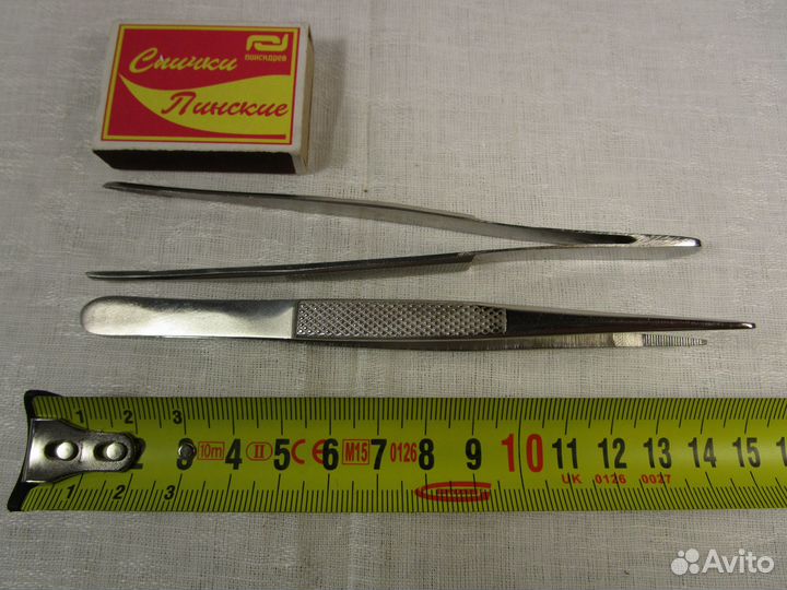 Бактериологический держатель,пинцеты,ножницы, СССР