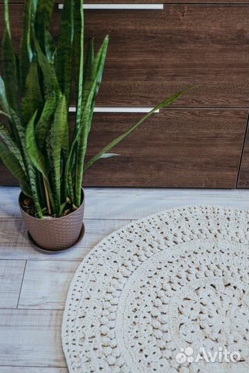 Вязаный ковер