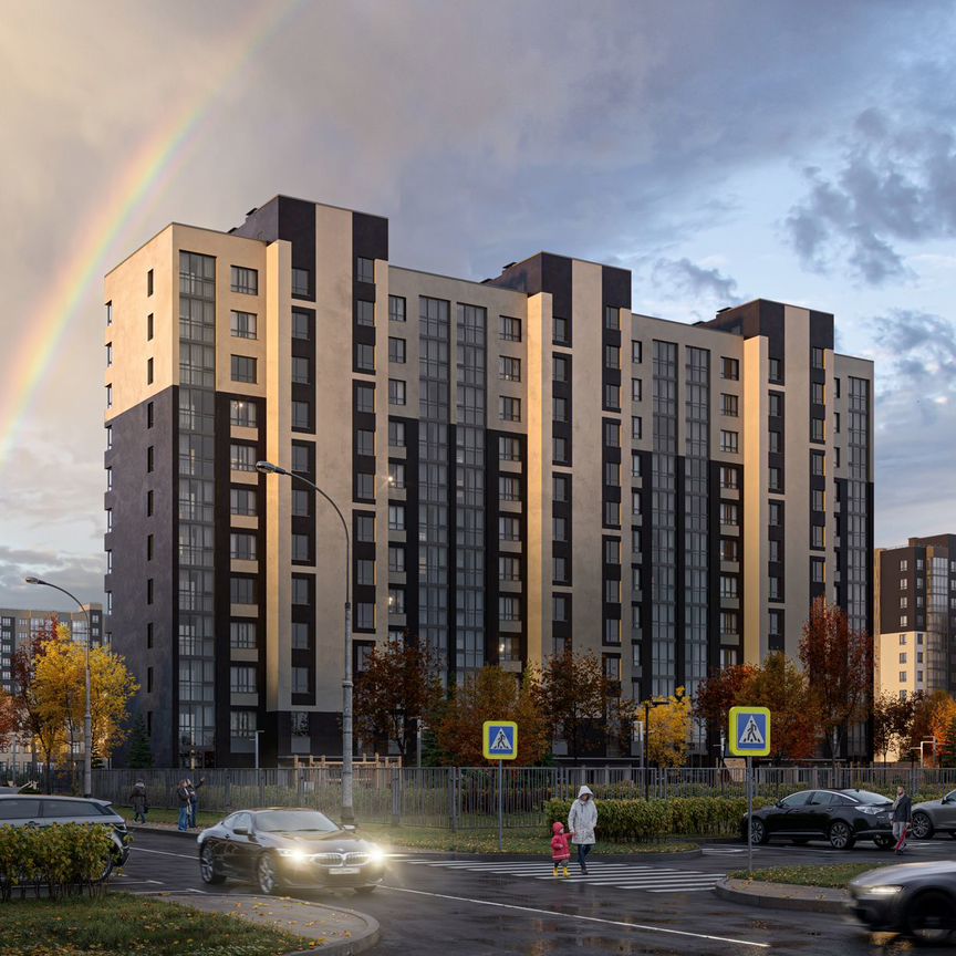 1-к. квартира, 31,2 м², 2/12 эт.