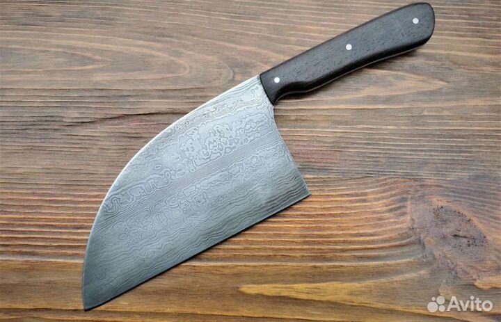 Нож тяпка топорик кованый