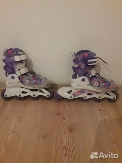 Детские ролики в комплекте шлем, сумка