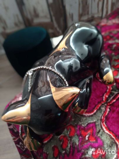 Статуэтка кошка фарфор