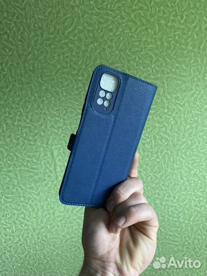 Чехол книжка xiaomi redmi note 11/11s синий