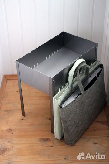 Мангал разборный переносной многоразовый с сумкой