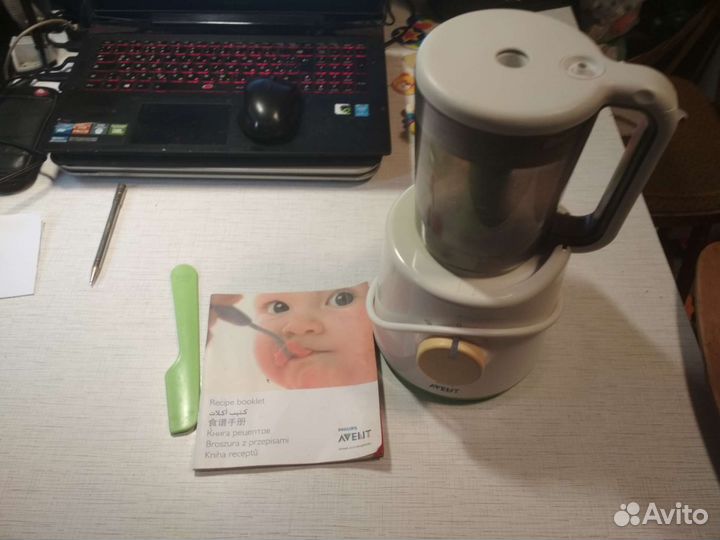 Детская пароварка блендер avent philips 2 в 1