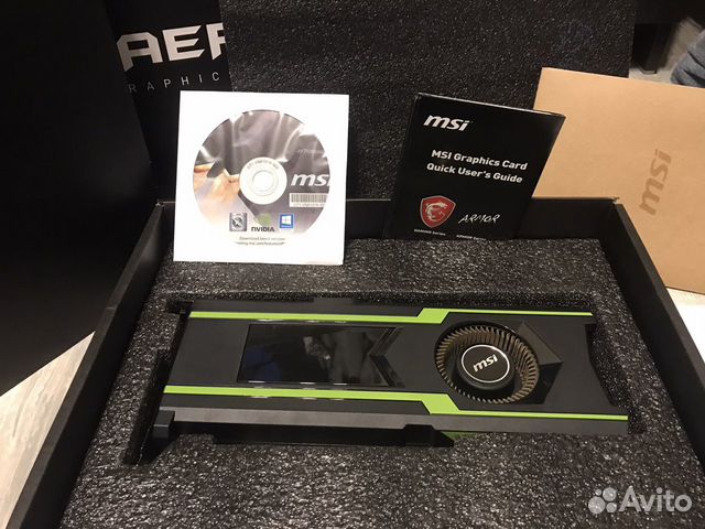 Видеокарта GTX 1080ti 11GB Msi aero купить в Москве | Электроника | Авито