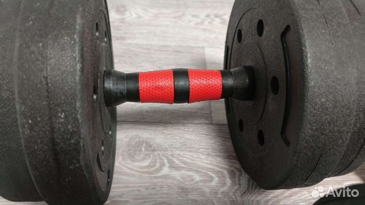 Новые Гантели по 10кг + гриф