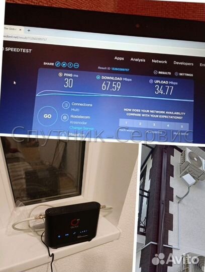 Спутниковое тв + Интернет МТС