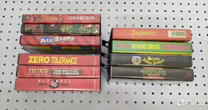 Картриджи для Sega (90е - 2000е годы выпуска)