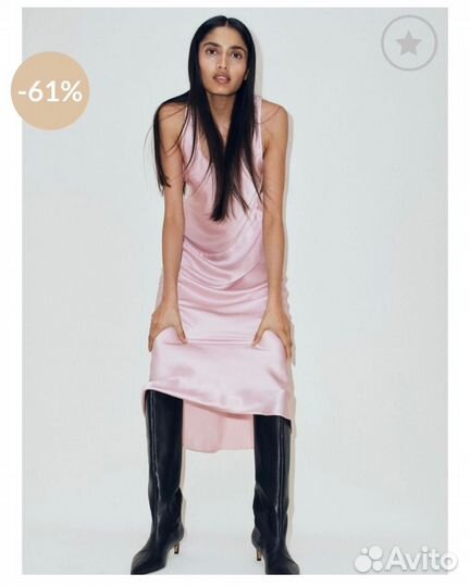 Arket платье шёлк